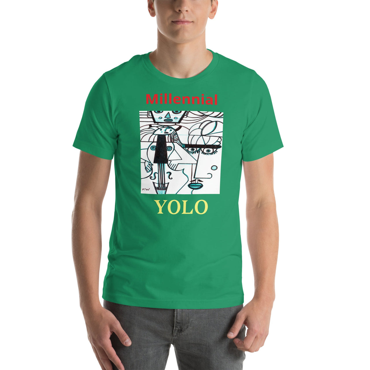 KW Gallery Wearable Art Tee 18 YOLO - Winter Sunshine Marketplace