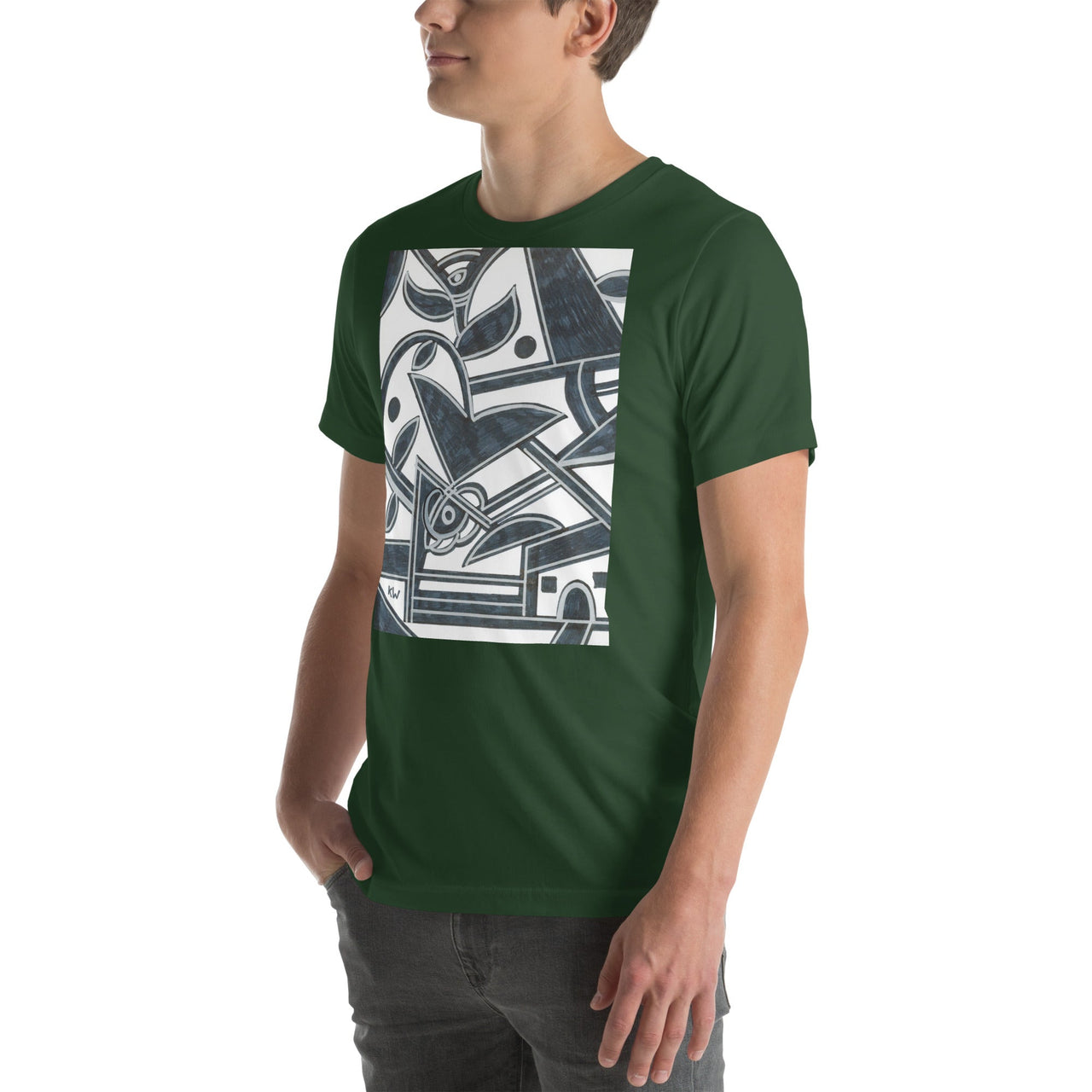 KW Gallery Wearable Art Tee 19 - Winter Sunshine Marketplace