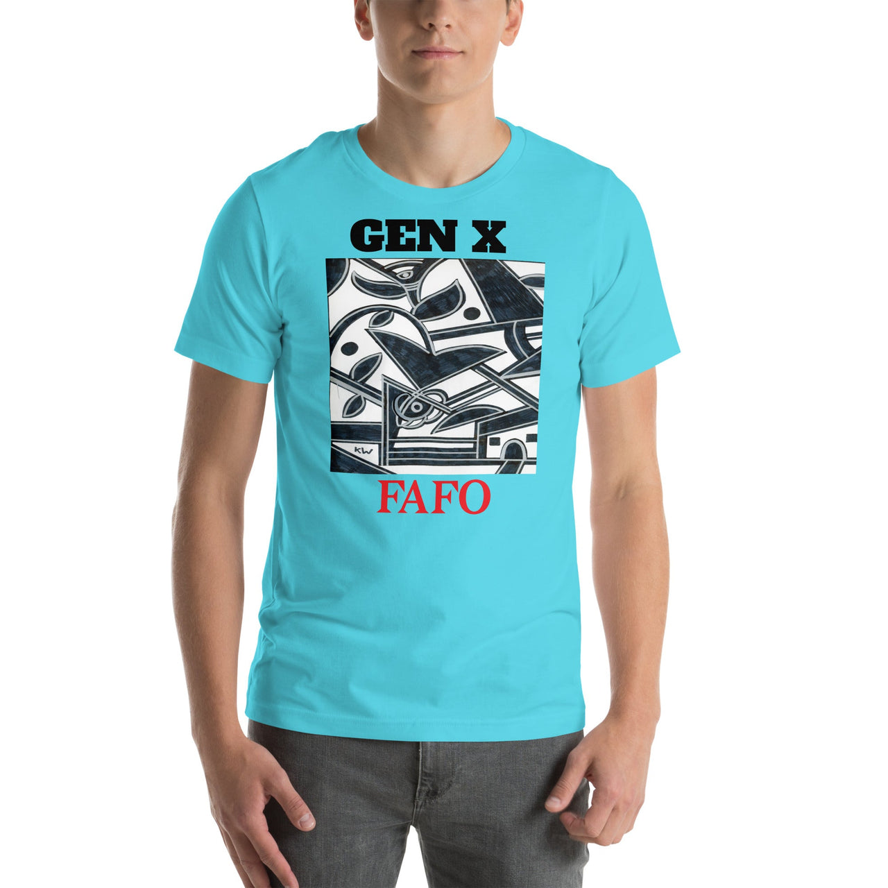 KW Gallery Wearable Art Tee 19 FAFO - Winter Sunshine Marketplace