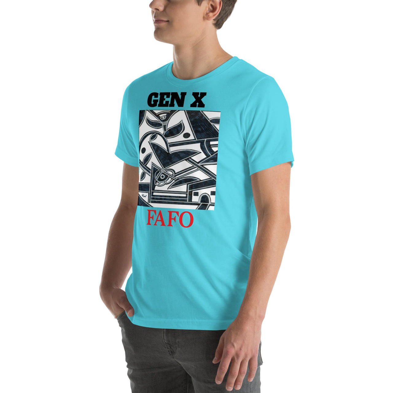 KW Gallery Wearable Art Tee 19 FAFO - Winter Sunshine Marketplace