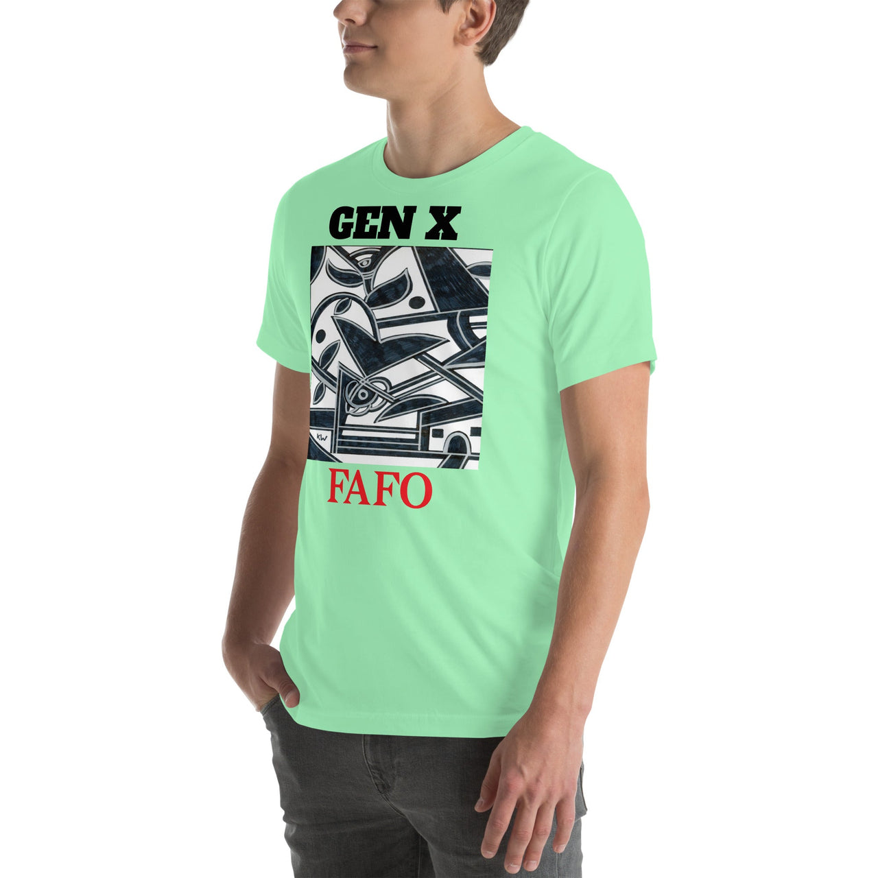 KW Gallery Wearable Art Tee 19 FAFO - Winter Sunshine Marketplace