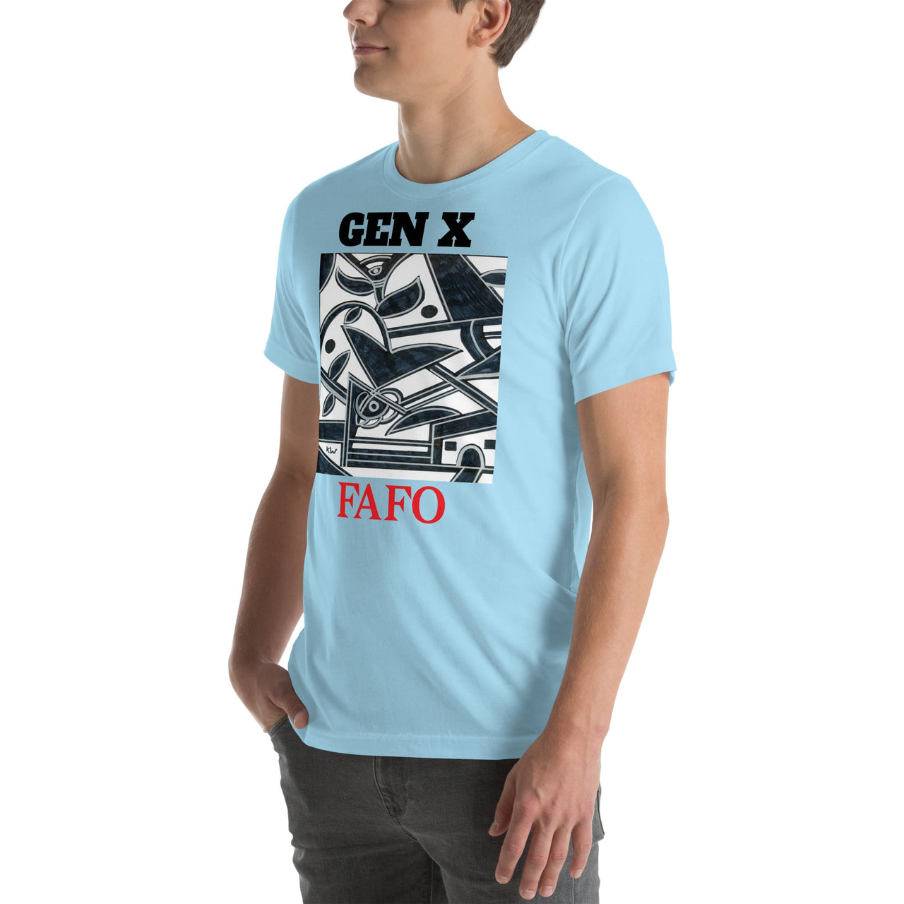 KW Gallery Wearable Art Tee 19 FAFO - Winter Sunshine Marketplace