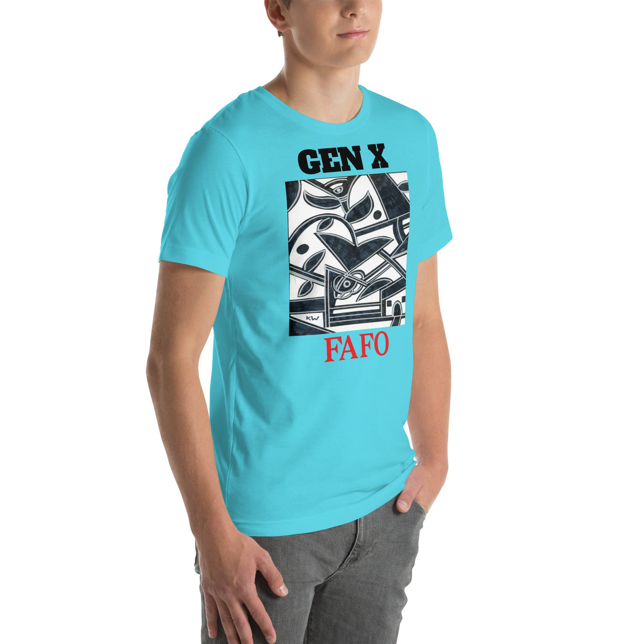 KW Gallery Wearable Art Tee 19 FAFO - Winter Sunshine Marketplace