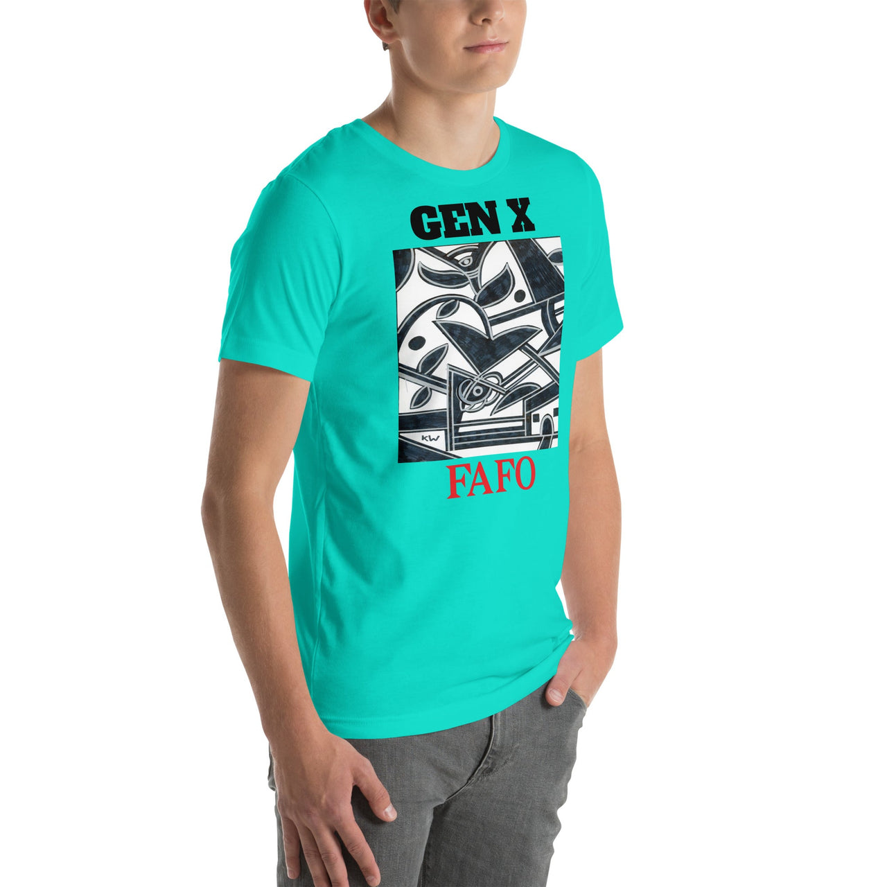 KW Gallery Wearable Art Tee 19 FAFO - Winter Sunshine Marketplace