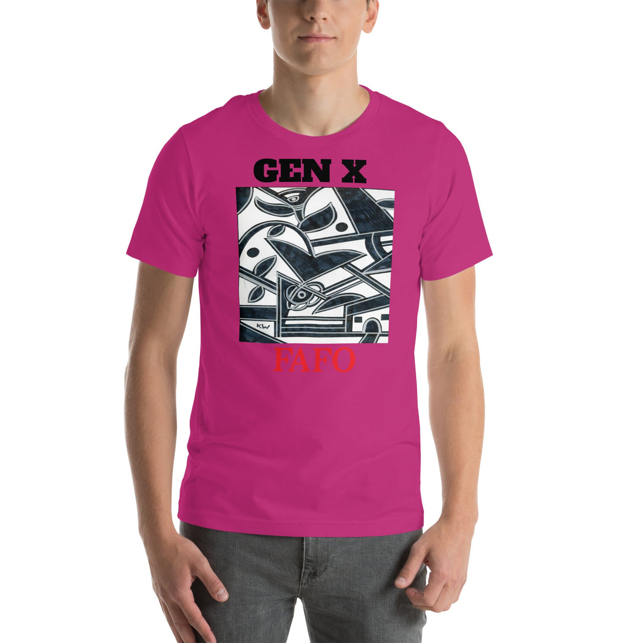 KW Gallery Wearable Art Tee 19 FAFO - Winter Sunshine Marketplace