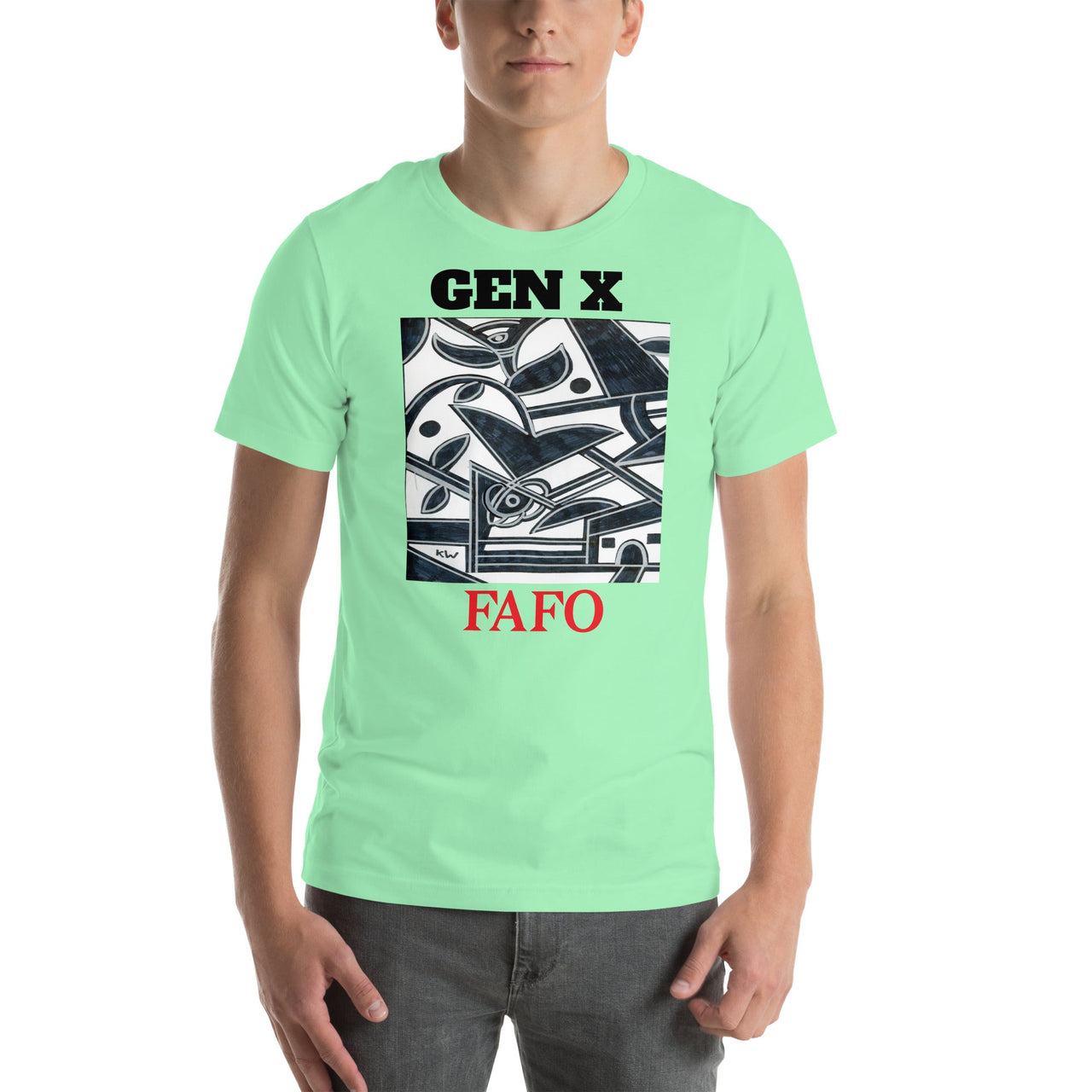 KW Gallery Wearable Art Tee 19 FAFO - Winter Sunshine Marketplace