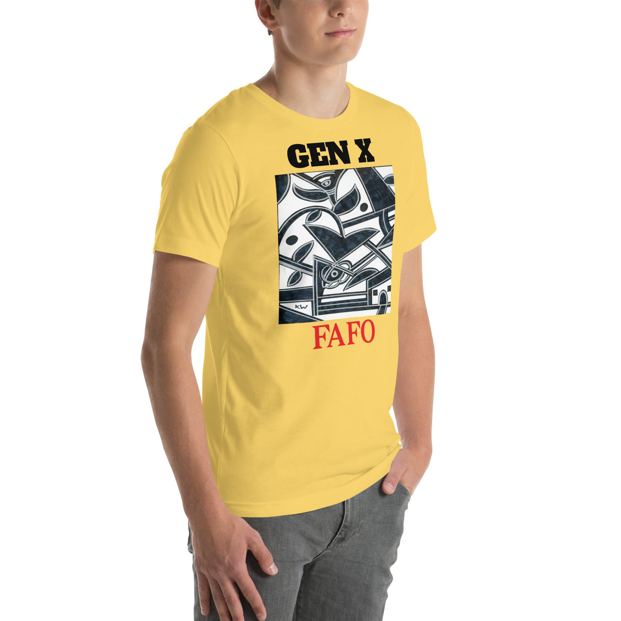 KW Gallery Wearable Art Tee 19 FAFO - Winter Sunshine Marketplace