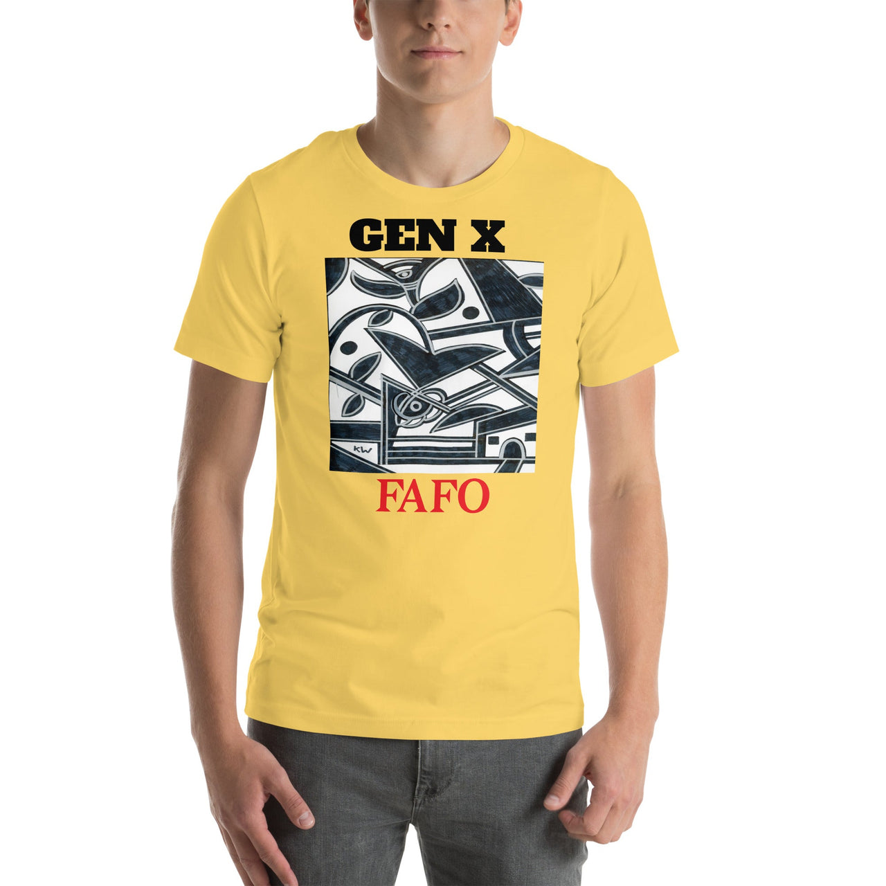 KW Gallery Wearable Art Tee 19 FAFO - Winter Sunshine Marketplace