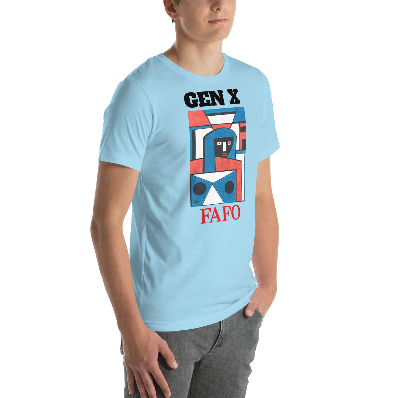 KW Gallery Wearable Art Tee 2 FAFO - Winter Sunshine Marketplace