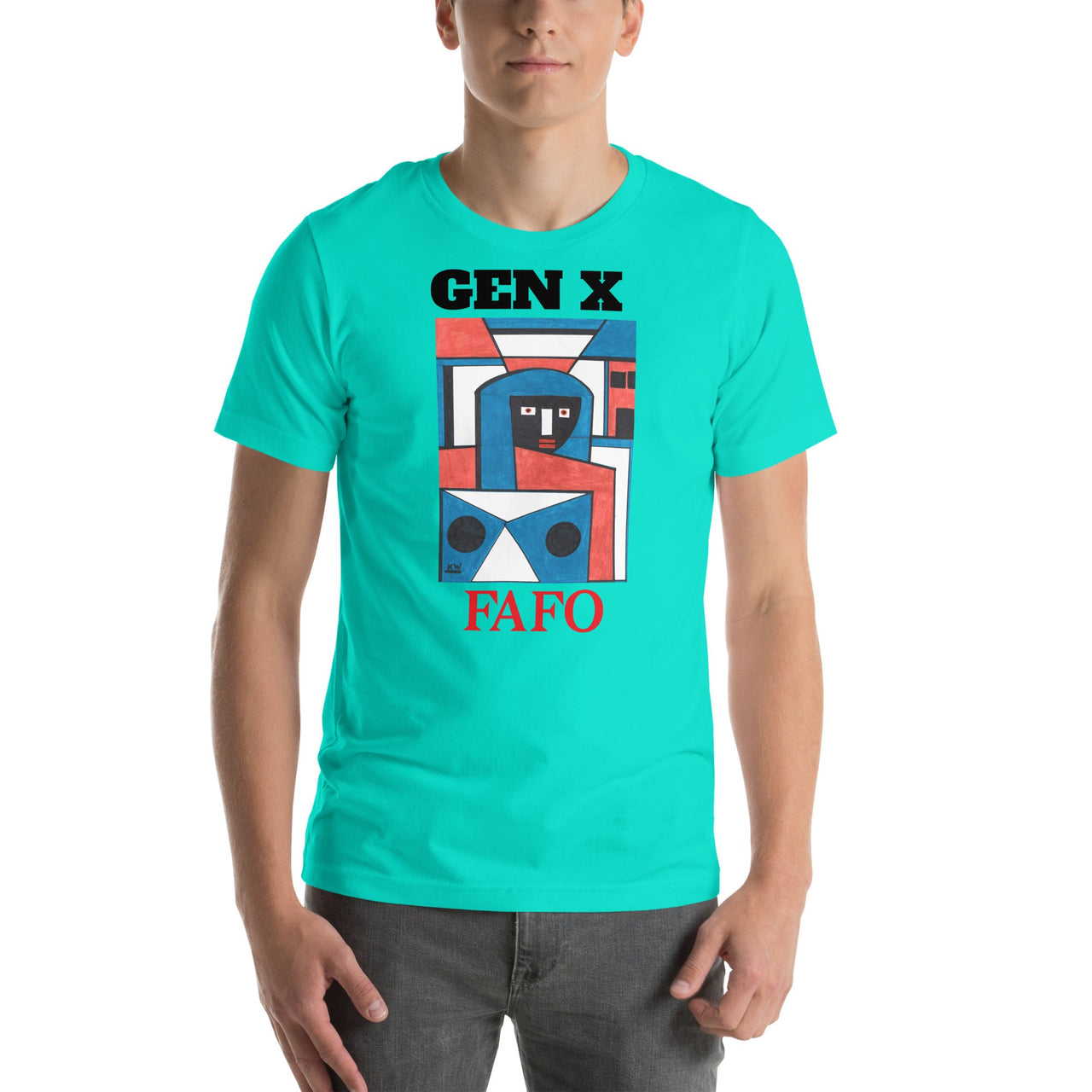 KW Gallery Wearable Art Tee 2 FAFO - Winter Sunshine Marketplace