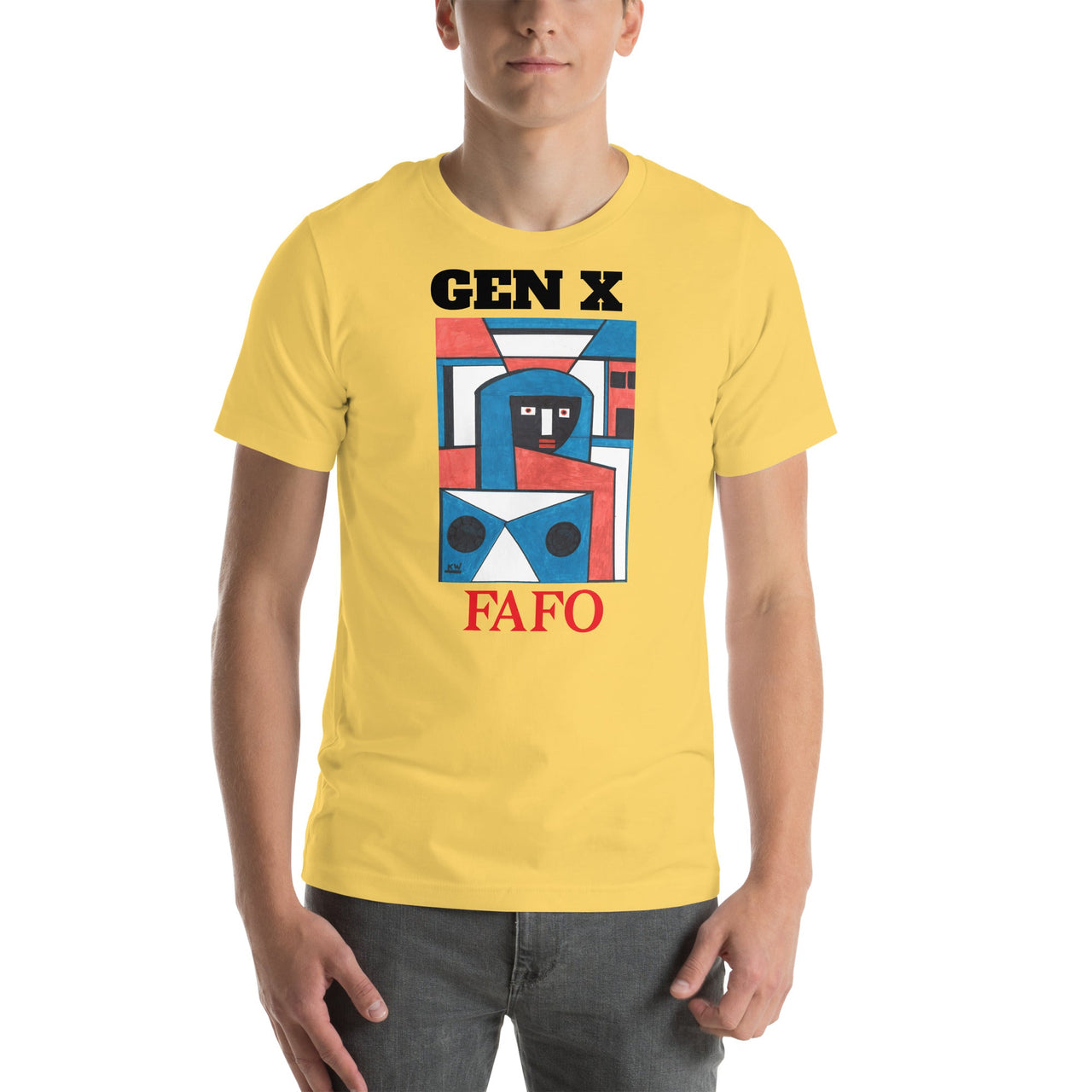 KW Gallery Wearable Art Tee 2 FAFO - Winter Sunshine Marketplace