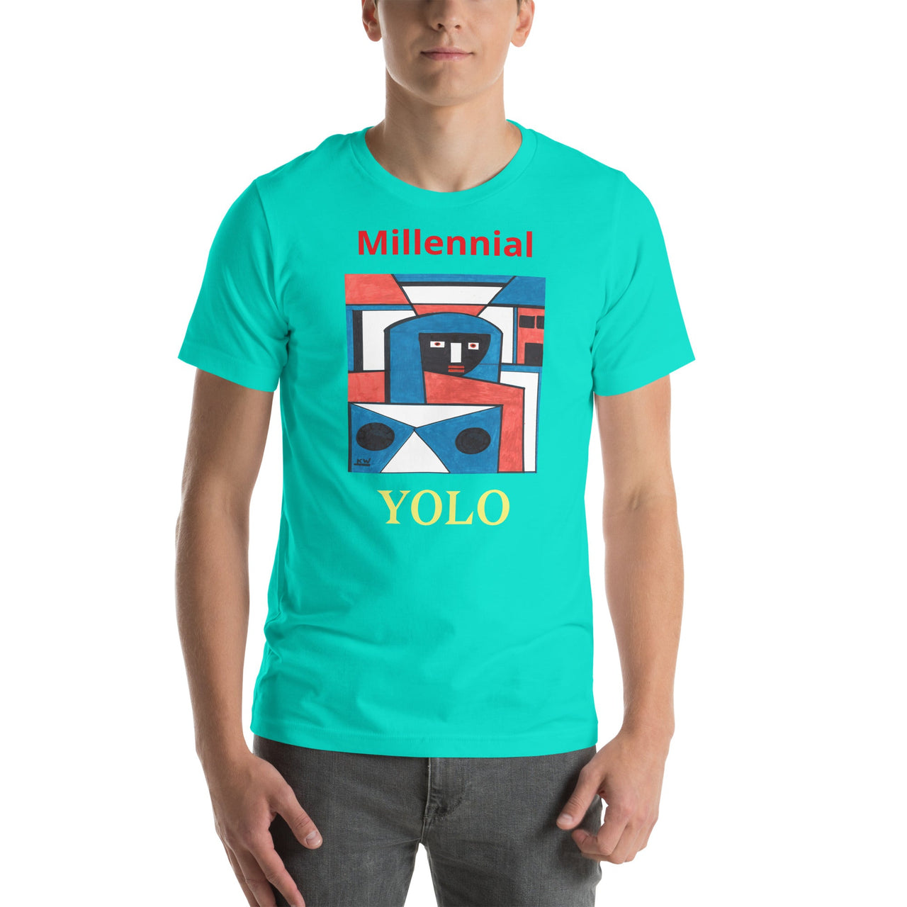 KW Gallery Wearable Art Tee 2 YOLO - Winter Sunshine Marketplace