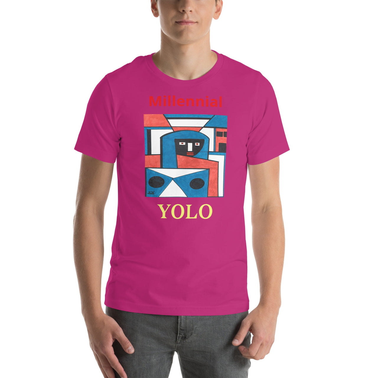 KW Gallery Wearable Art Tee 2 YOLO - Winter Sunshine Marketplace