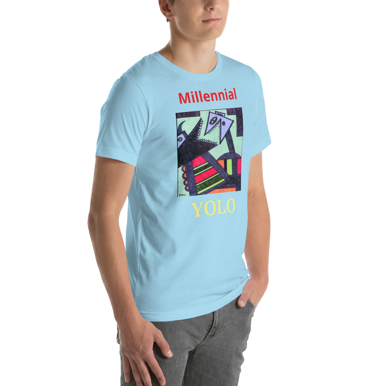 KW Gallery Wearable Art Tee 20 YOLO - Winter Sunshine Marketplace