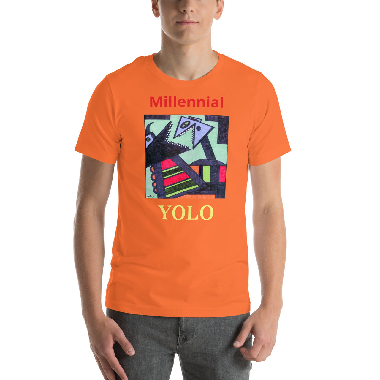 KW Gallery Wearable Art Tee 20 YOLO - Winter Sunshine Marketplace