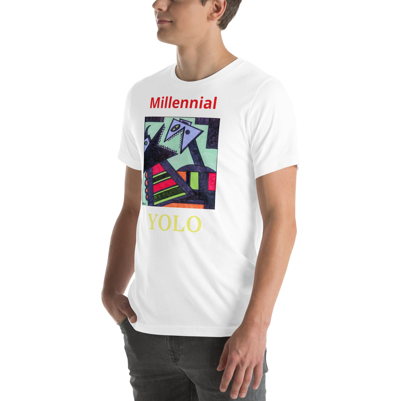 KW Gallery Wearable Art Tee 20 YOLO - Winter Sunshine Marketplace