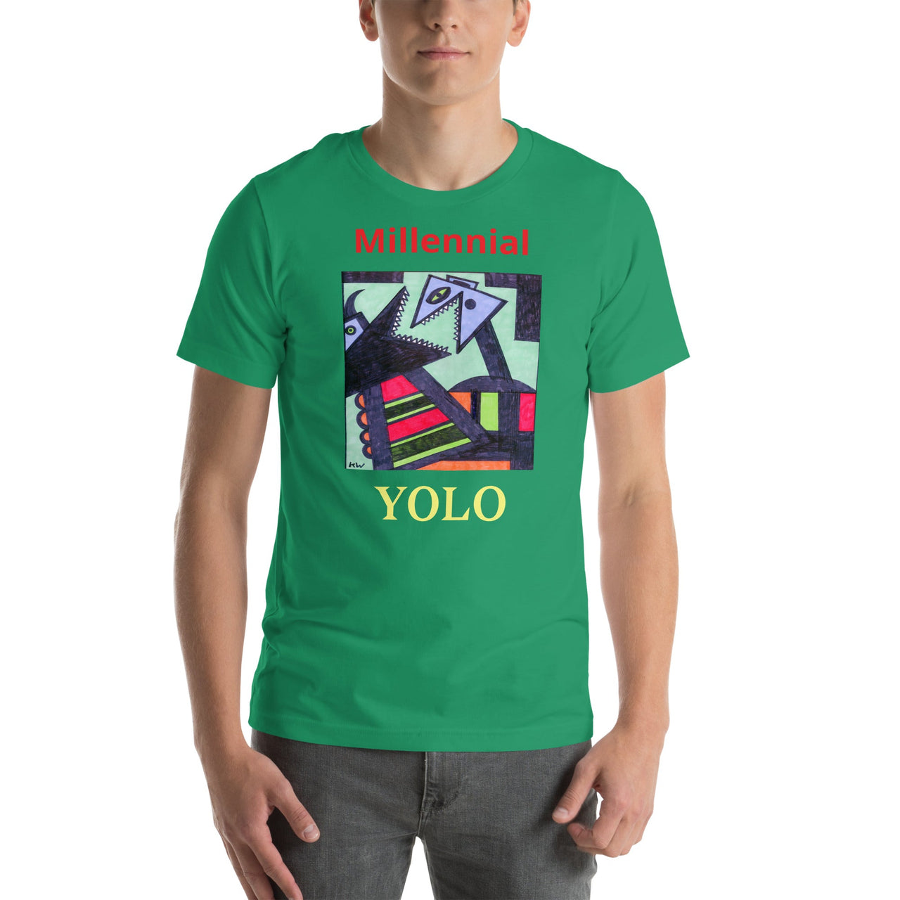 KW Gallery Wearable Art Tee 20 YOLO - Winter Sunshine Marketplace