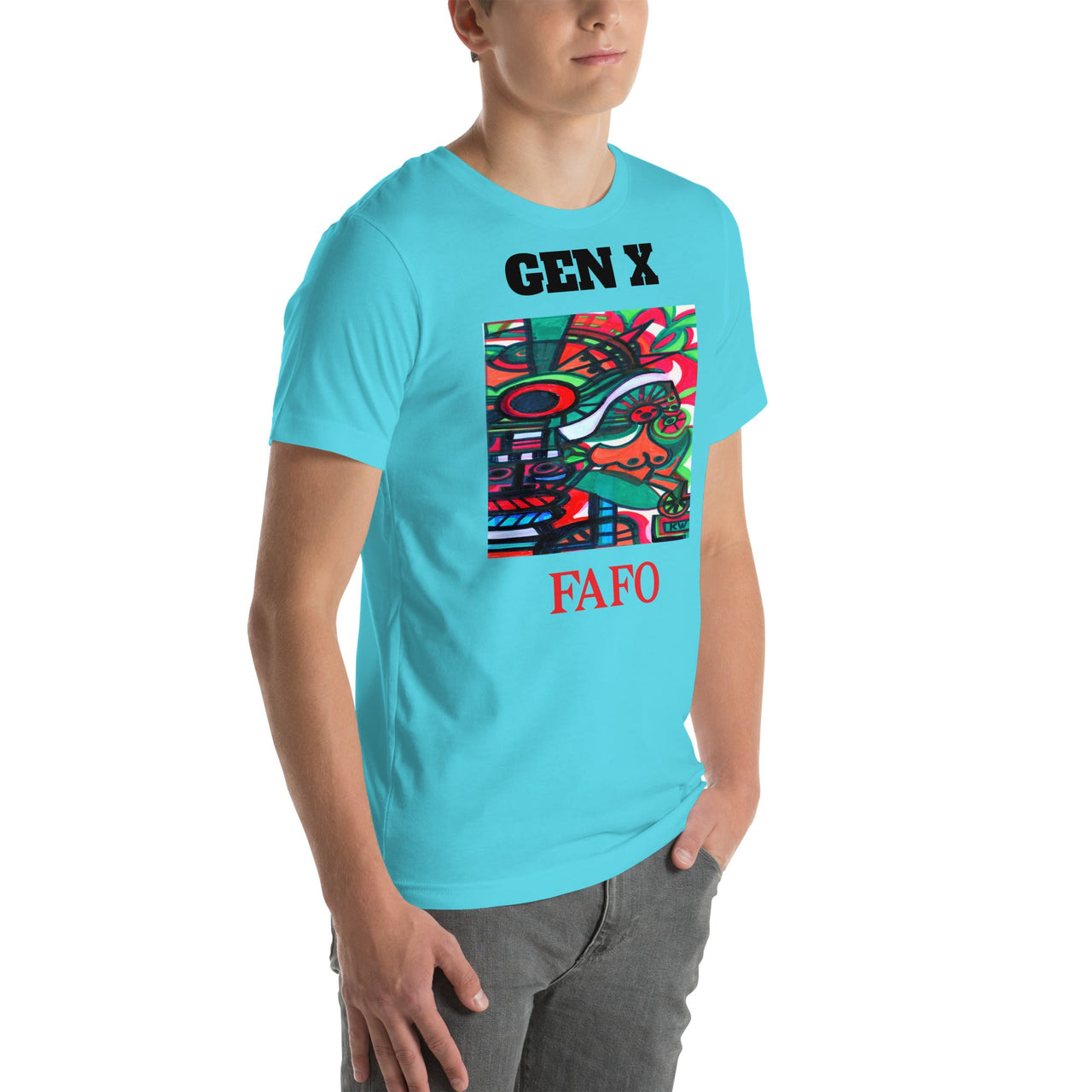 KW Gallery Wearable Art Tee 21 FAFO - Winter Sunshine Marketplace