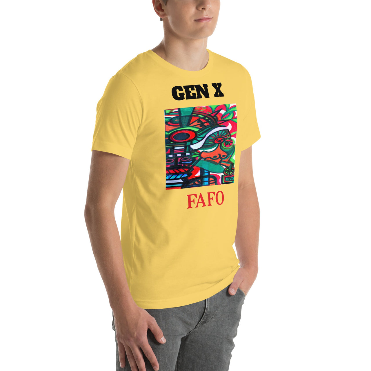 KW Gallery Wearable Art Tee 21 FAFO - Winter Sunshine Marketplace