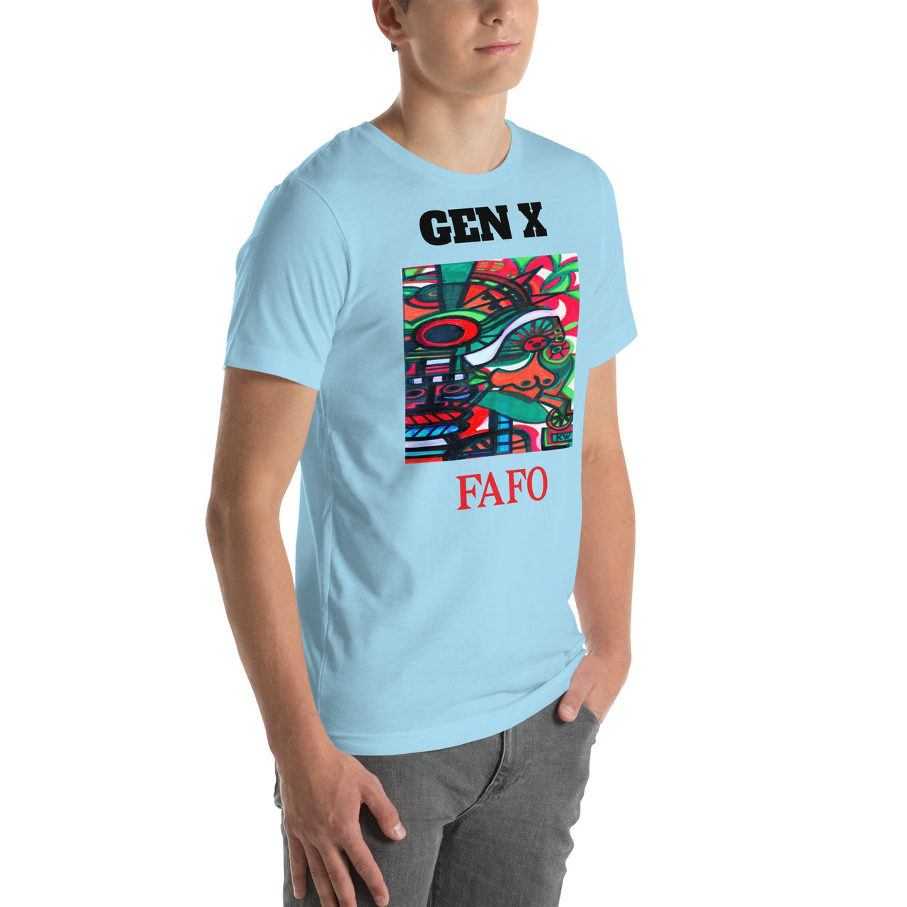 KW Gallery Wearable Art Tee 21 FAFO - Winter Sunshine Marketplace