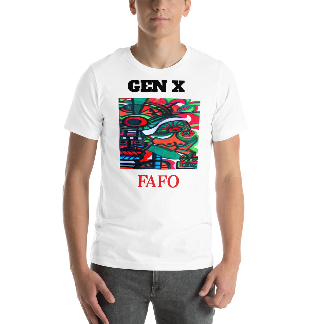 KW Gallery Wearable Art Tee 21 FAFO - Winter Sunshine Marketplace