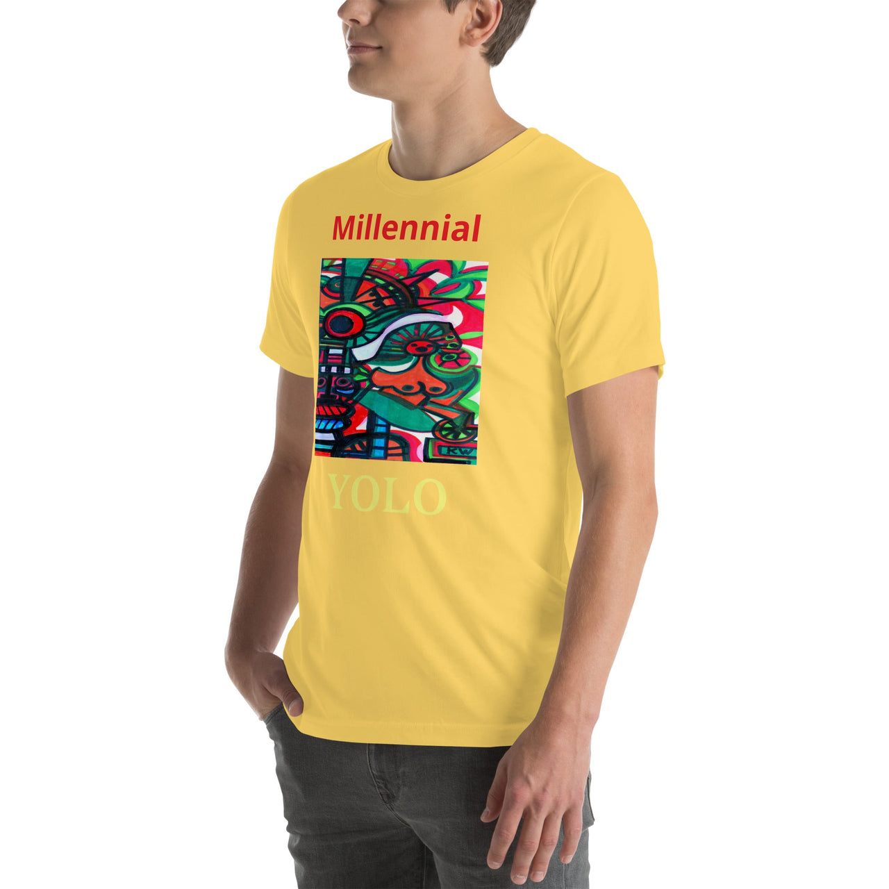 KW Gallery Wearable Art Tee 21 YOLO - Winter Sunshine Marketplace