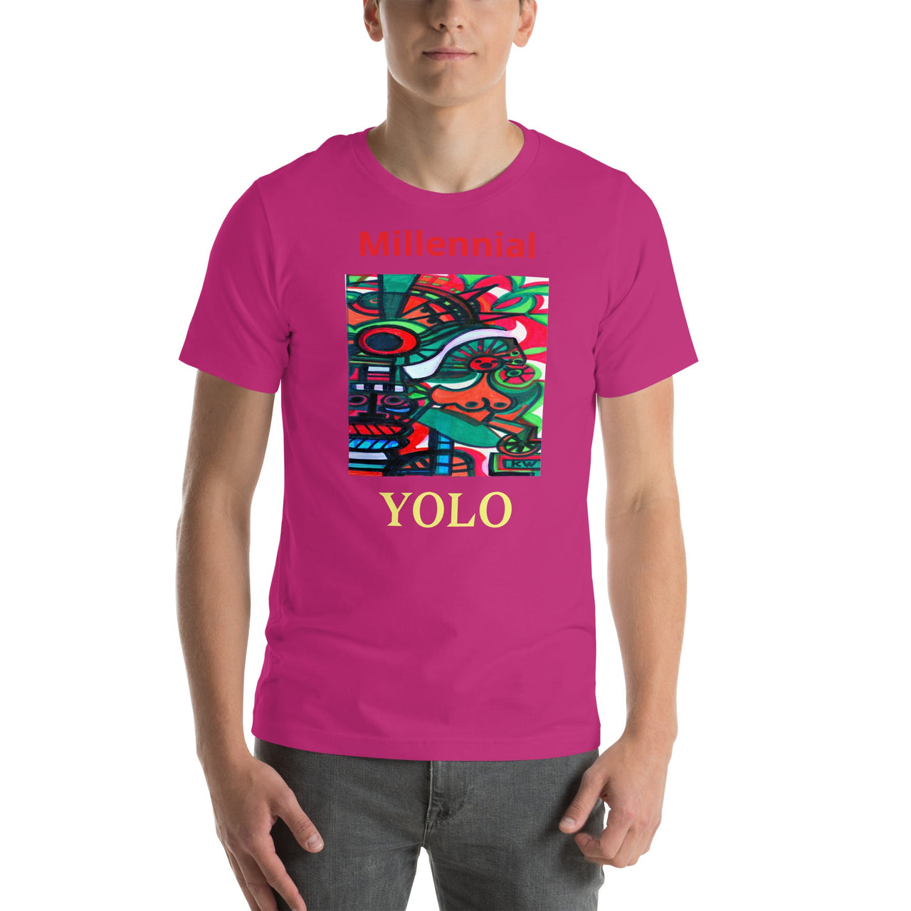 KW Gallery Wearable Art Tee 21 YOLO - Winter Sunshine Marketplace