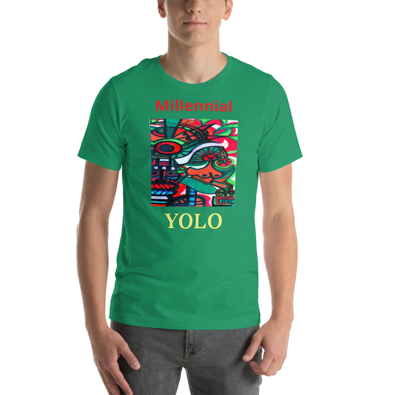 KW Gallery Wearable Art Tee 21 YOLO - Winter Sunshine Marketplace