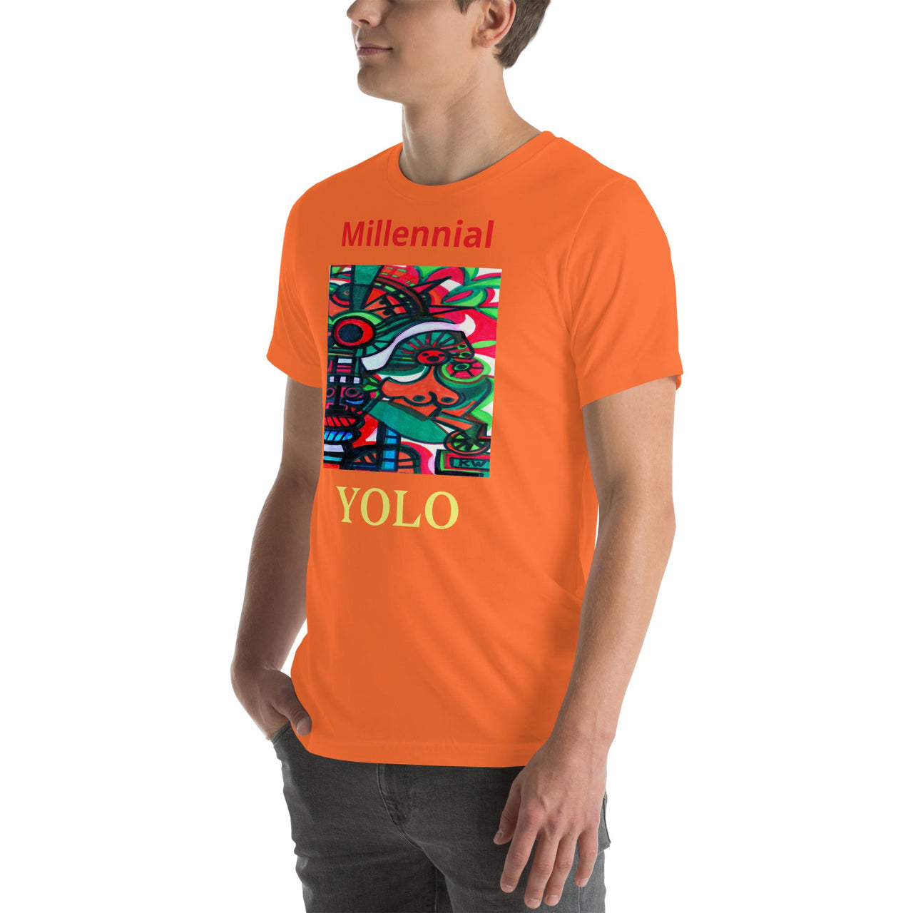 KW Gallery Wearable Art Tee 21 YOLO - Winter Sunshine Marketplace