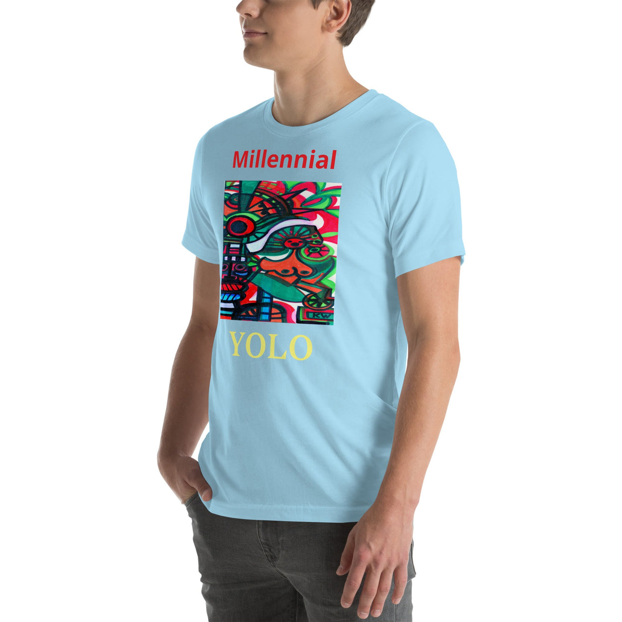 KW Gallery Wearable Art Tee 21 YOLO - Winter Sunshine Marketplace