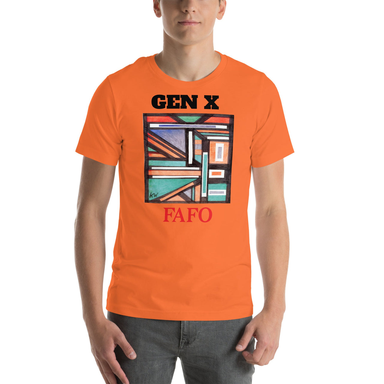 KW Gallery Wearable Art Tee 22 FAFO - Winter Sunshine Marketplace