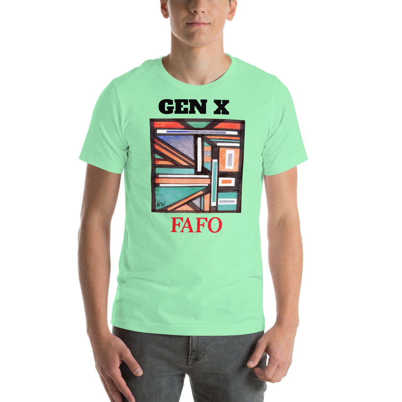 KW Gallery Wearable Art Tee 22 FAFO - Winter Sunshine Marketplace