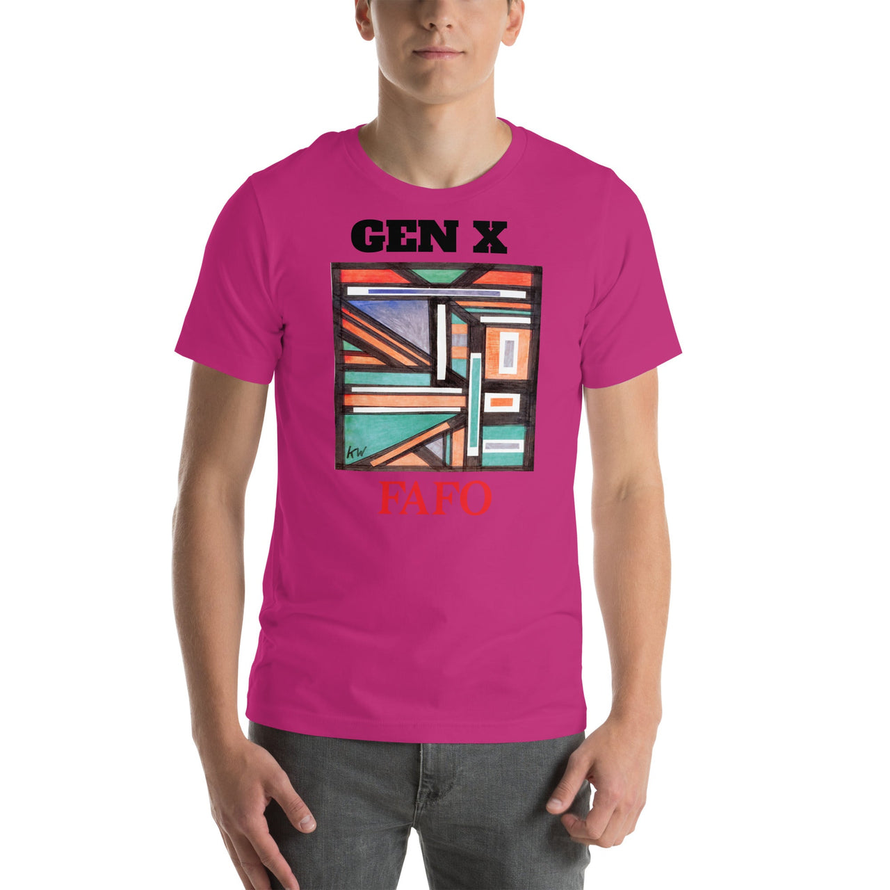 KW Gallery Wearable Art Tee 22 FAFO - Winter Sunshine Marketplace