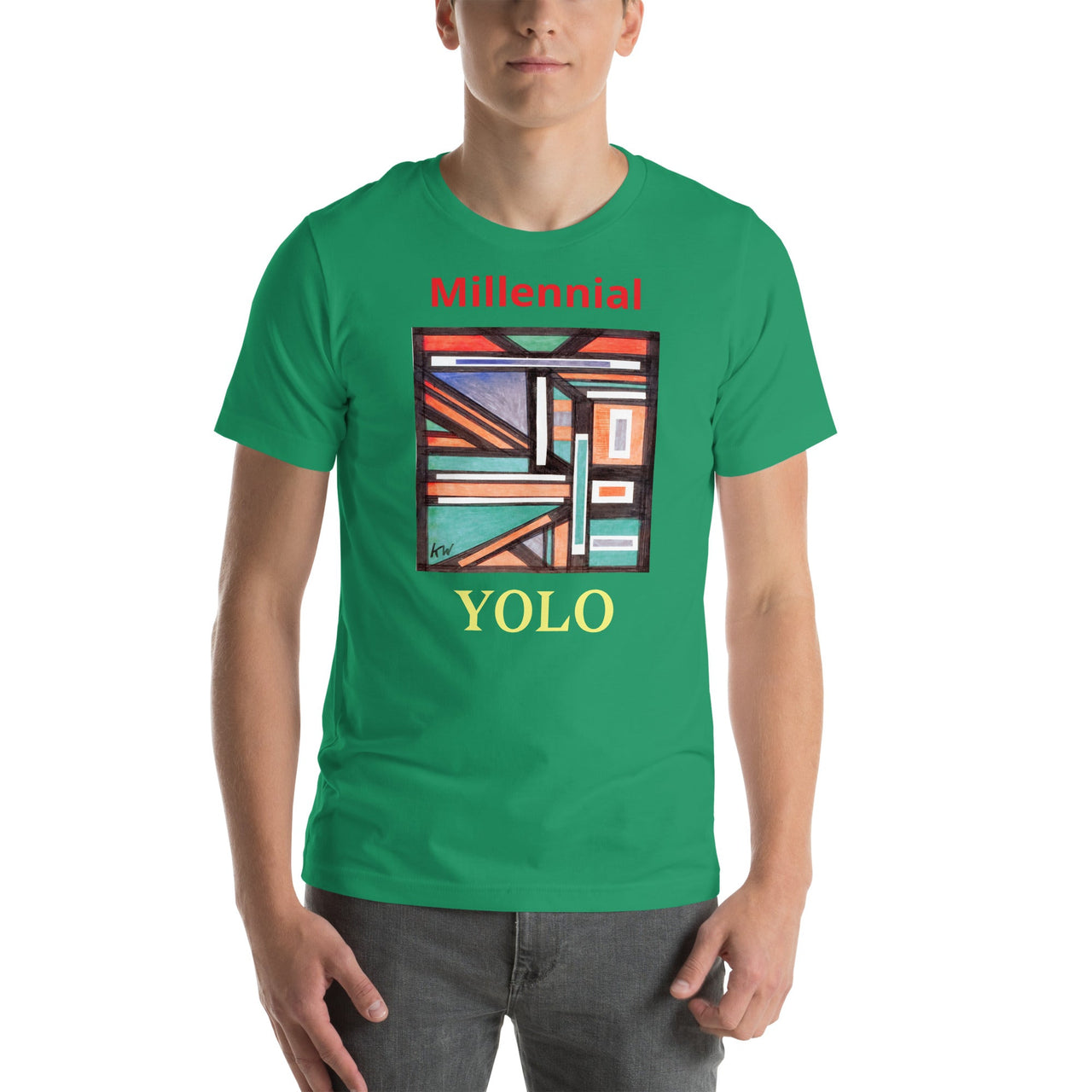 KW Gallery Wearable Art Tee 22 YOLO - Winter Sunshine Marketplace