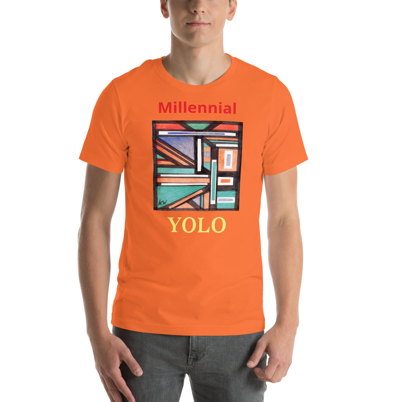 KW Gallery Wearable Art Tee 22 YOLO - Winter Sunshine Marketplace