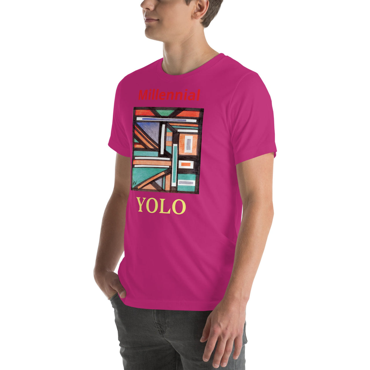 KW Gallery Wearable Art Tee 22 YOLO - Winter Sunshine Marketplace