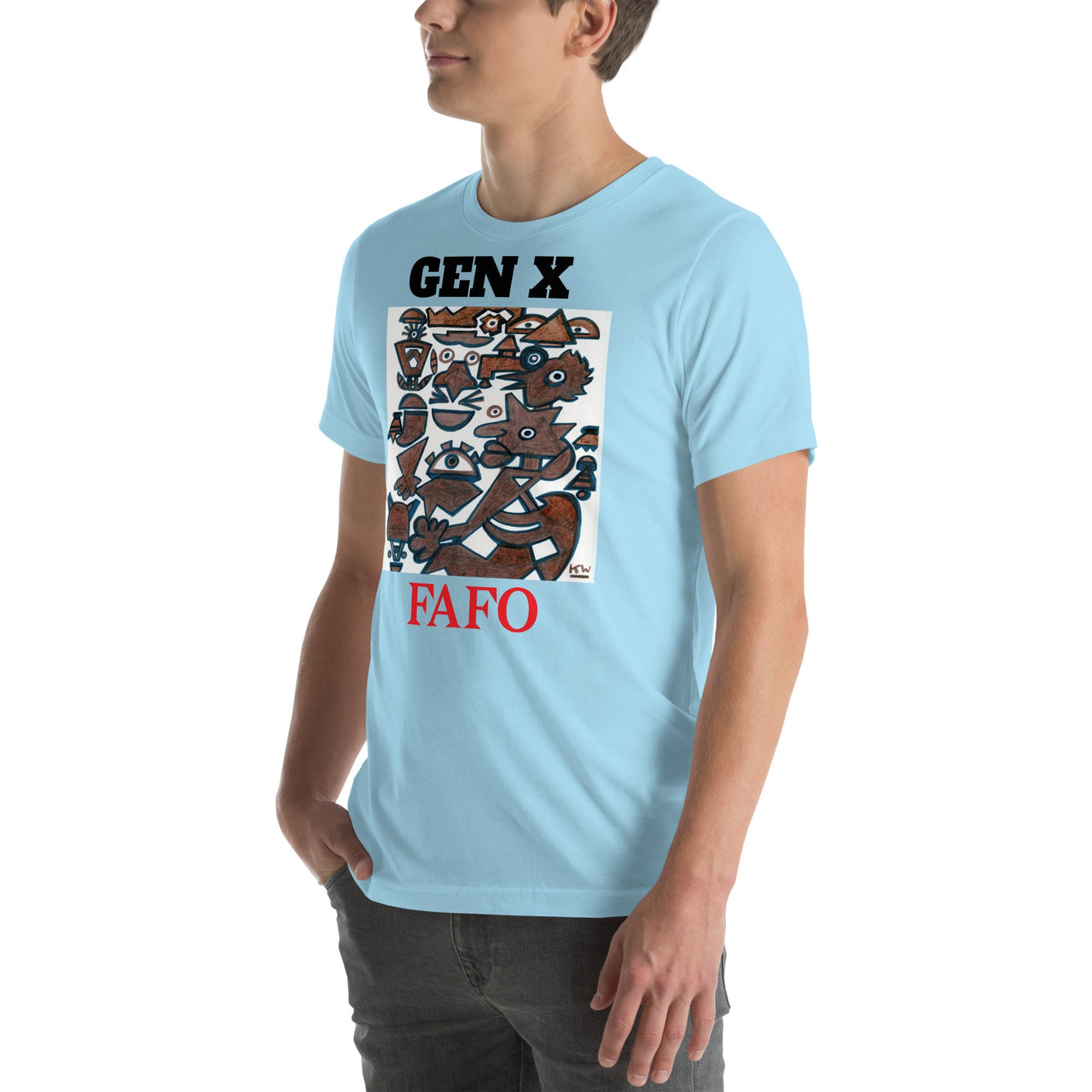 KW Gallery Wearable Art Tee 23 FAFO - Winter Sunshine Marketplace