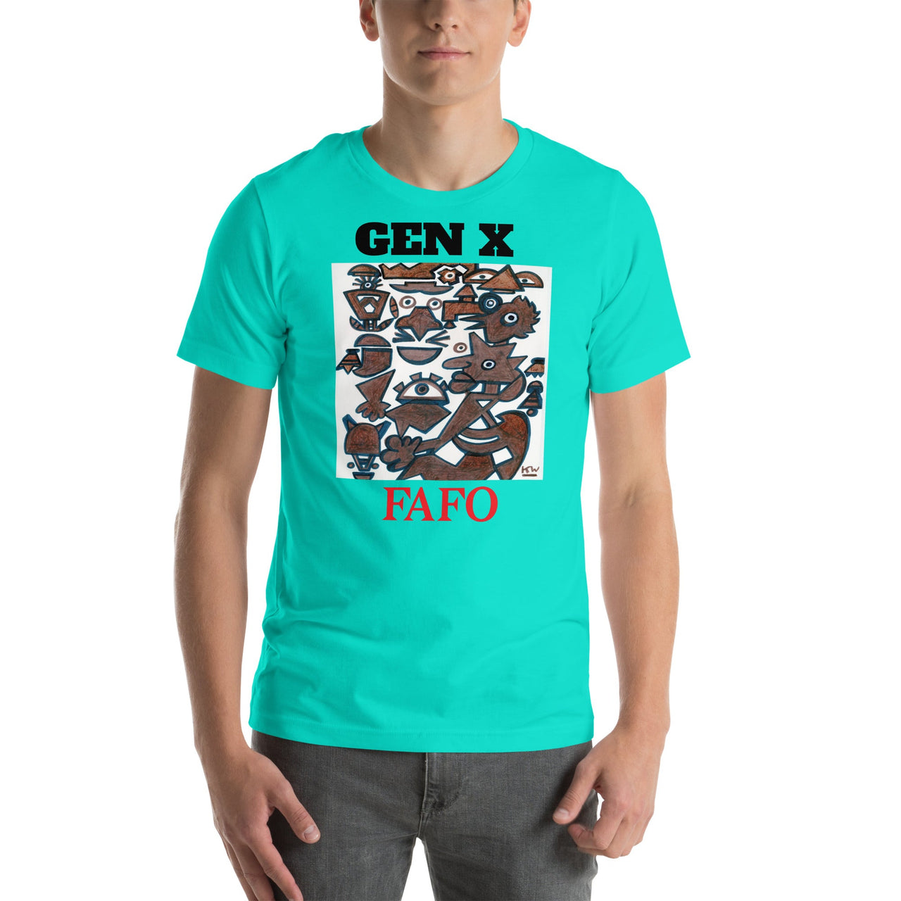 KW Gallery Wearable Art Tee 23 FAFO - Winter Sunshine Marketplace