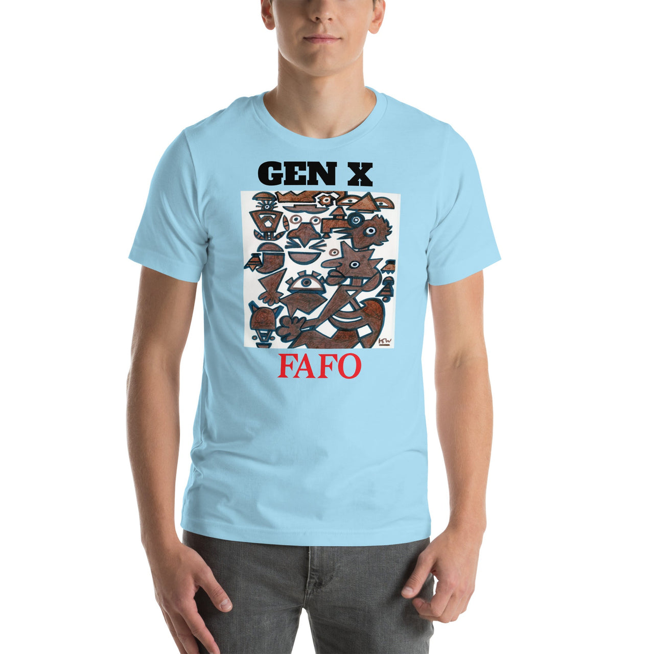 KW Gallery Wearable Art Tee 23 FAFO - Winter Sunshine Marketplace