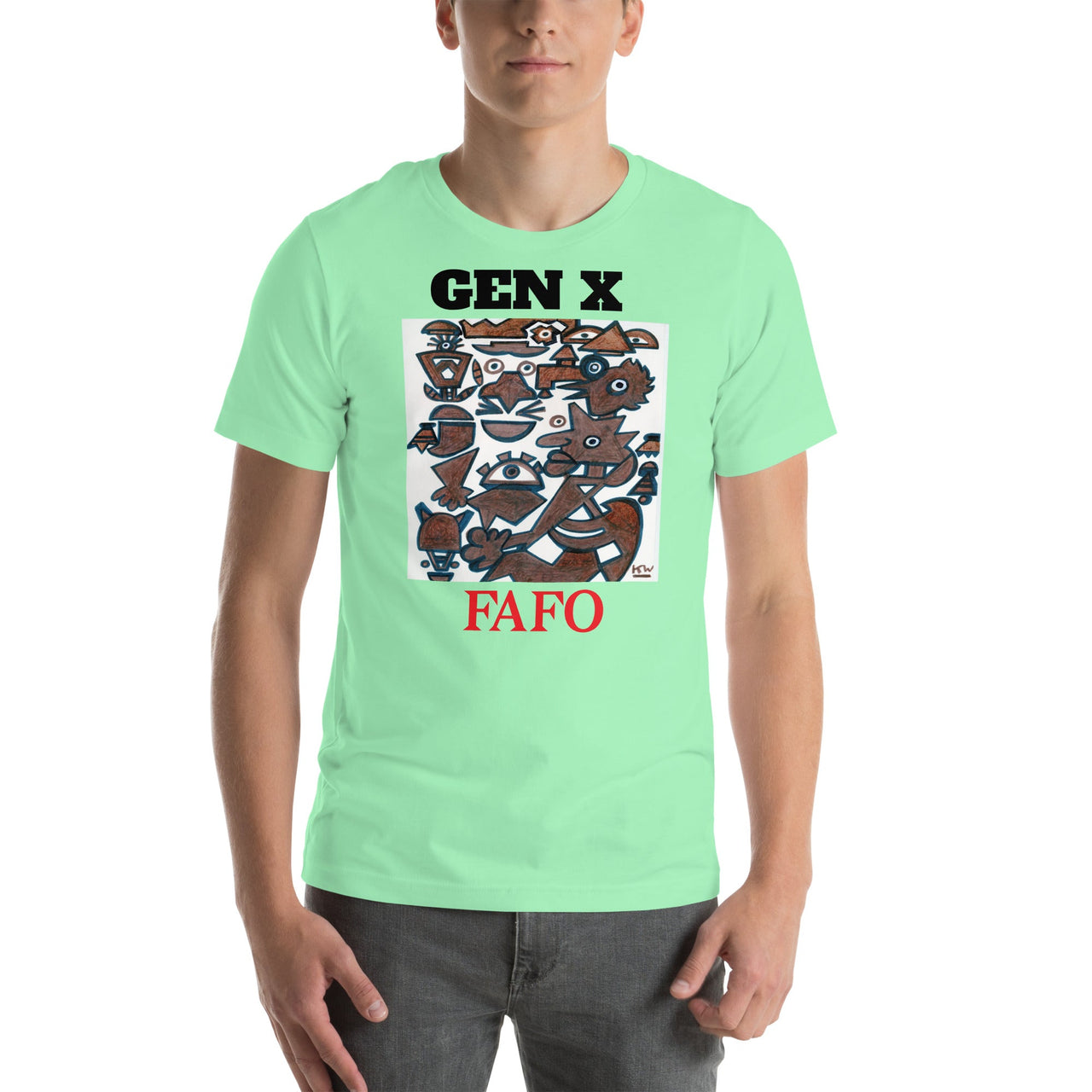 KW Gallery Wearable Art Tee 23 FAFO - Winter Sunshine Marketplace