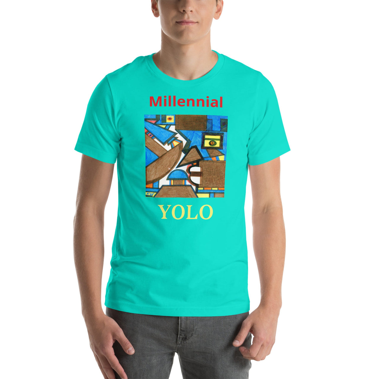 KW Gallery Wearable Art Tee 23 YOLO - Winter Sunshine Marketplace