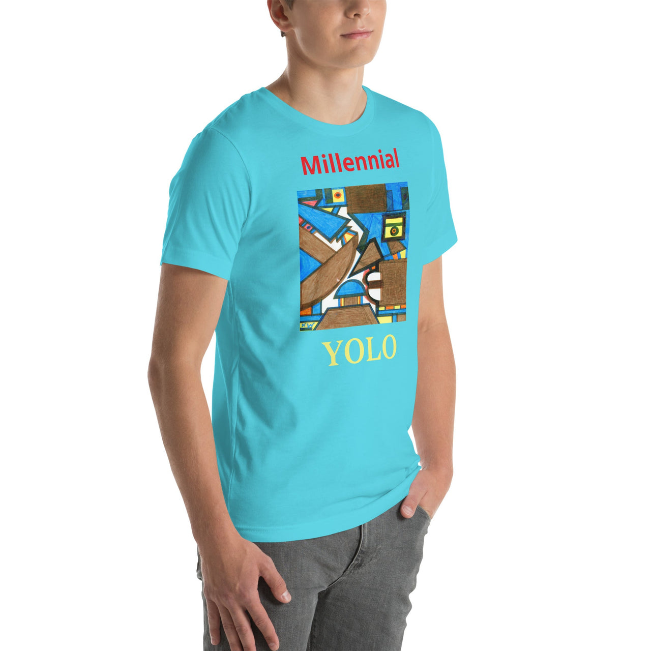 KW Gallery Wearable Art Tee 23 YOLO - Winter Sunshine Marketplace