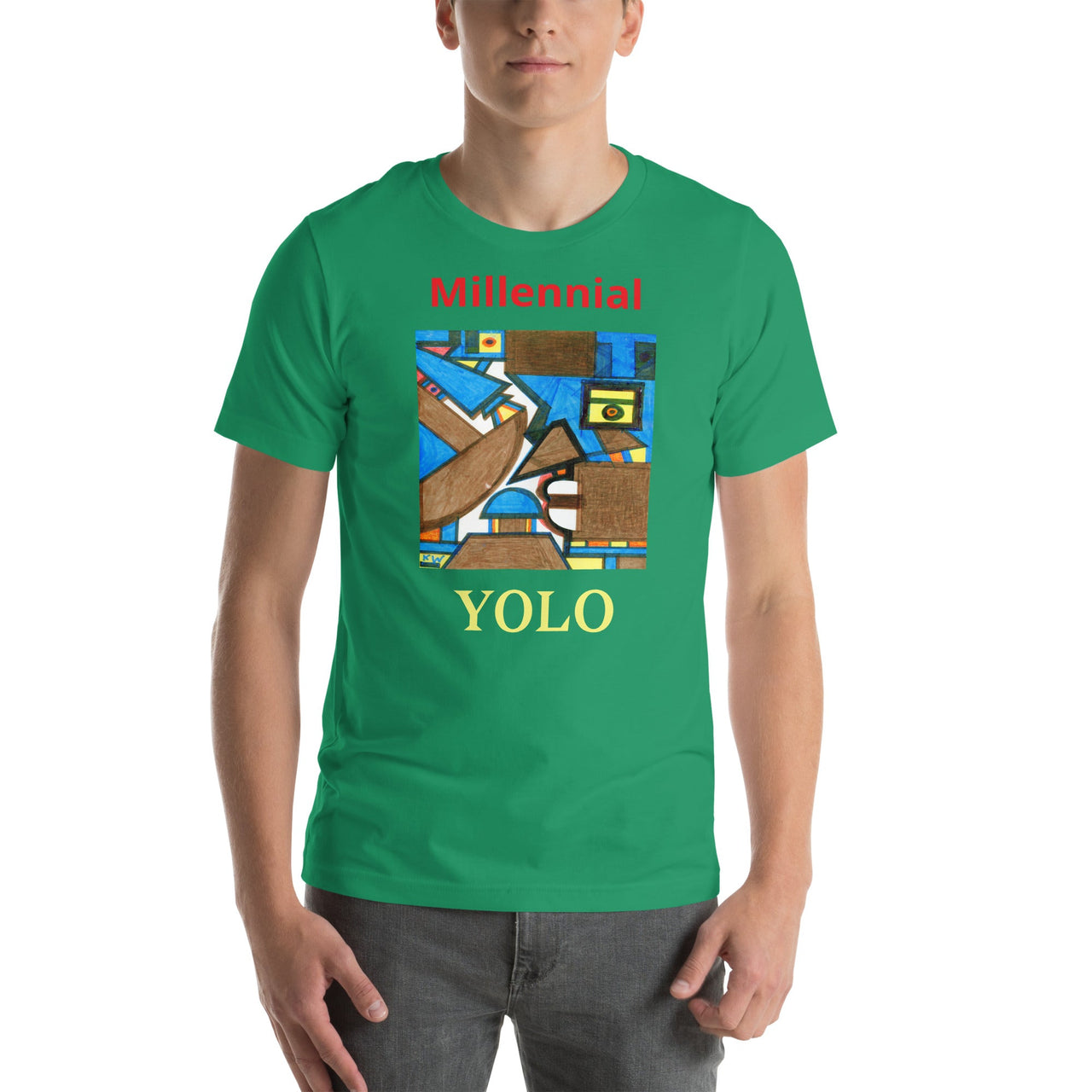 KW Gallery Wearable Art Tee 23 YOLO - Winter Sunshine Marketplace