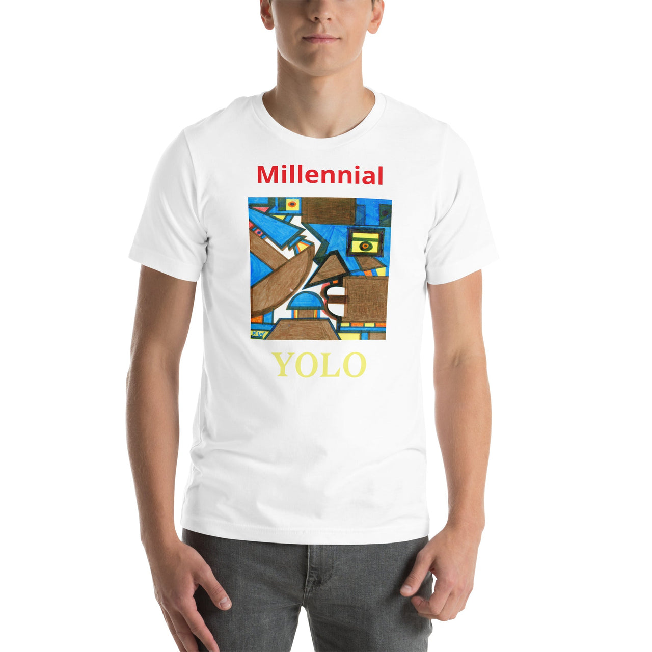 KW Gallery Wearable Art Tee 23 YOLO - Winter Sunshine Marketplace