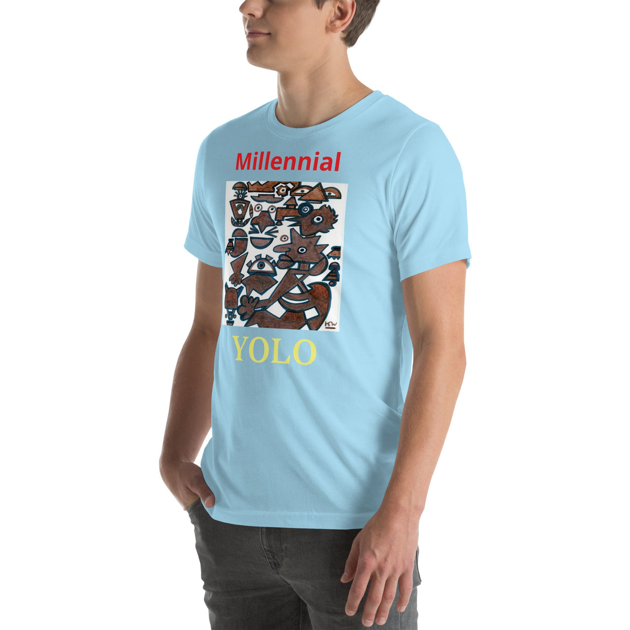 KW Gallery Wearable Art Tee 24 YOLO - Winter Sunshine Marketplace