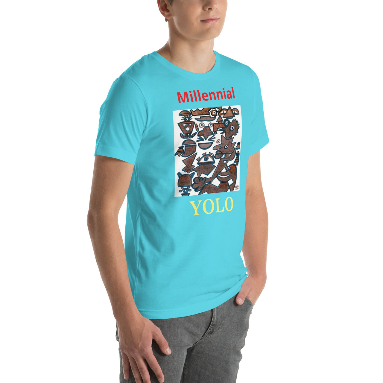 KW Gallery Wearable Art Tee 24 YOLO - Winter Sunshine Marketplace