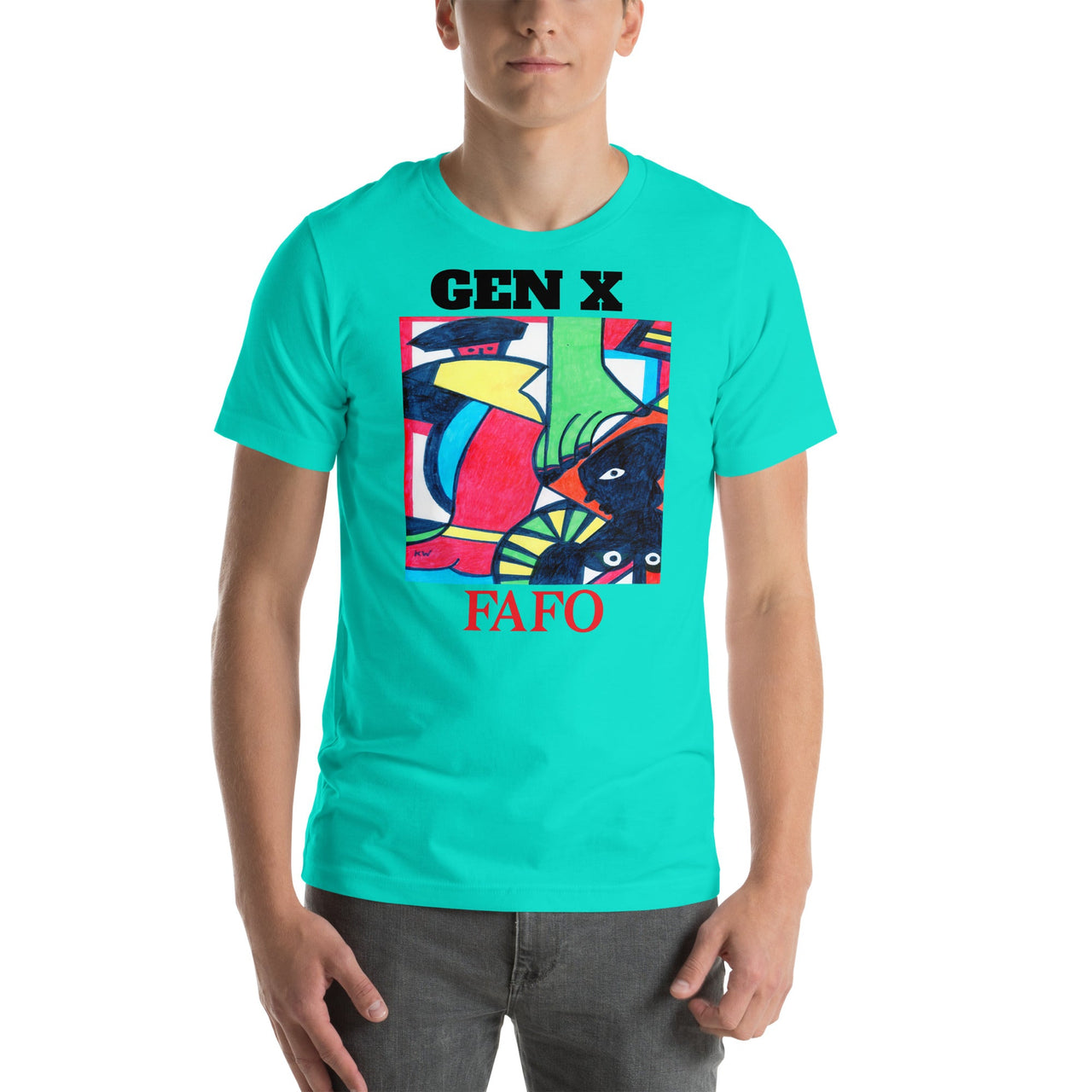 KW Gallery Wearable Art Tee 25 FAFO - Winter Sunshine Marketplace