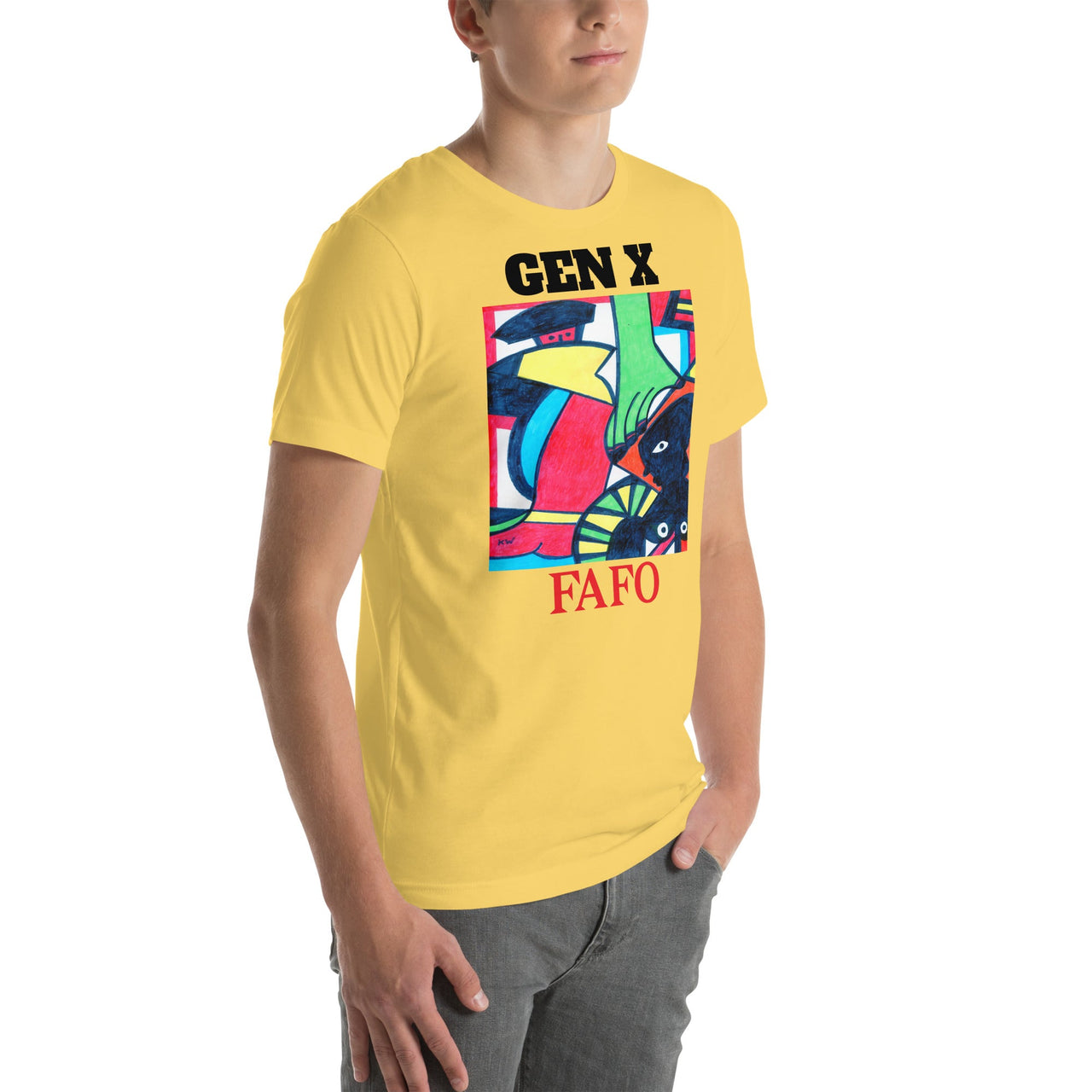 KW Gallery Wearable Art Tee 25 FAFO - Winter Sunshine Marketplace