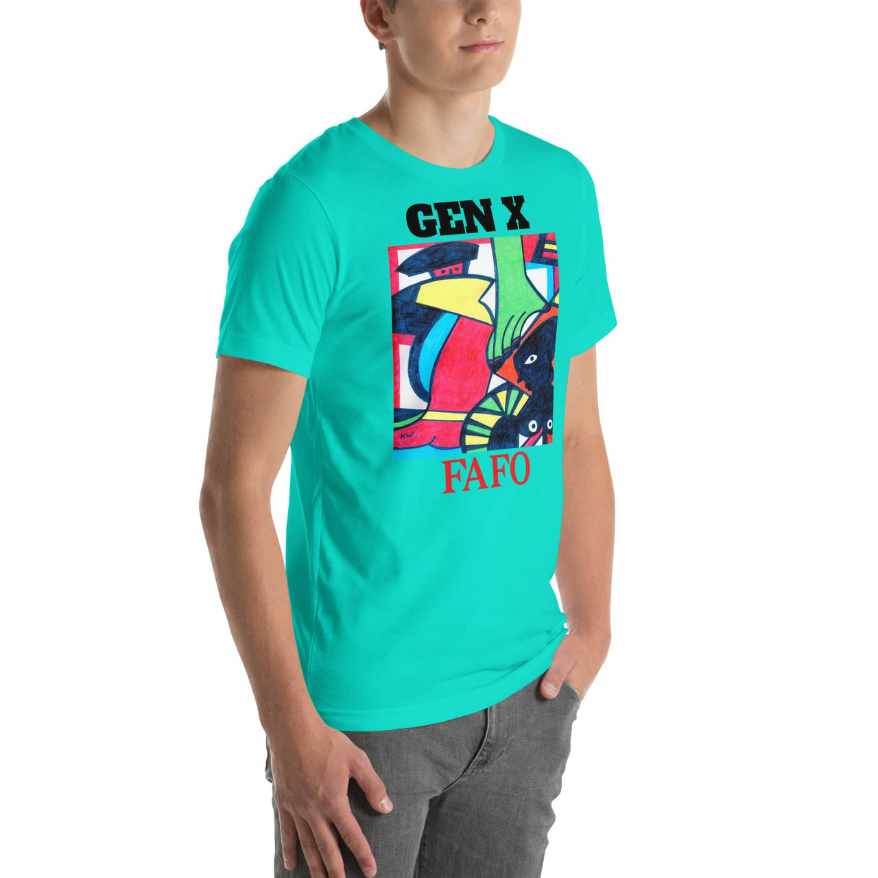 KW Gallery Wearable Art Tee 25 FAFO - Winter Sunshine Marketplace