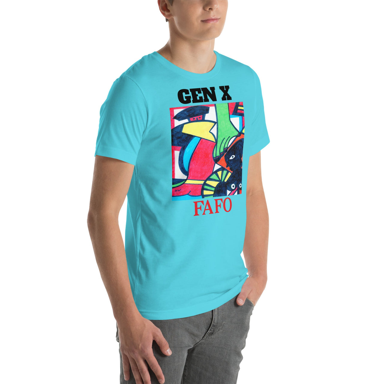 KW Gallery Wearable Art Tee 25 FAFO - Winter Sunshine Marketplace